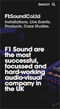 Mobile Screenshot of f1soundcoltd.com